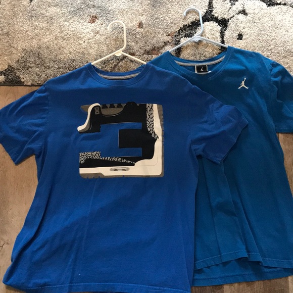 Jordan Other - Two Blue Air Jordan T-Shirts